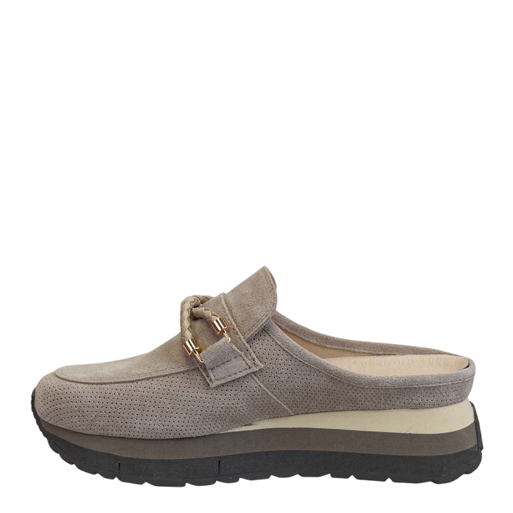 NAKED FEET - POLO in TAUPE Platform Sneakers