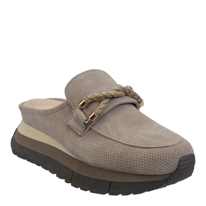 NAKED FEET - POLO in TAUPE Platform Sneakers