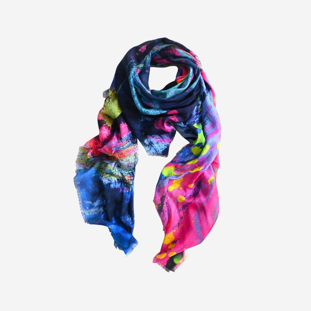 Rhythms Silk Scarf