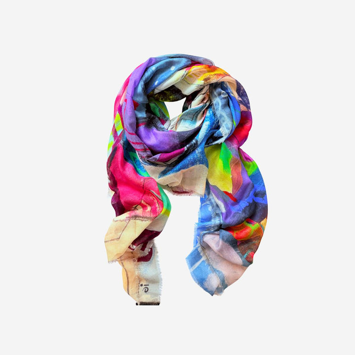 Art is Powerful Silk Modal Scarf