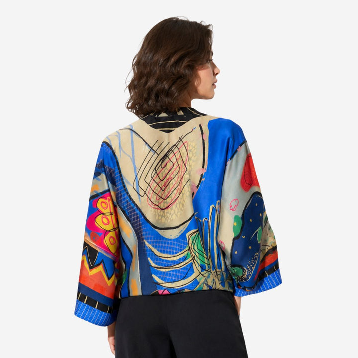 Tahiti Silk Kimono Robe