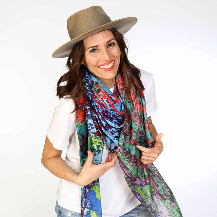 Blossom Silk Modal Scarf