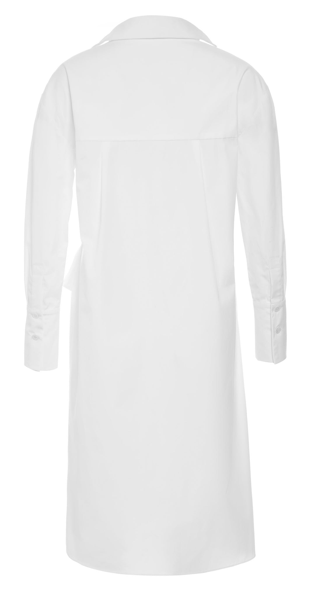 Poplin Wrap Dress with Self Slip - Chalk PRE-ORDER