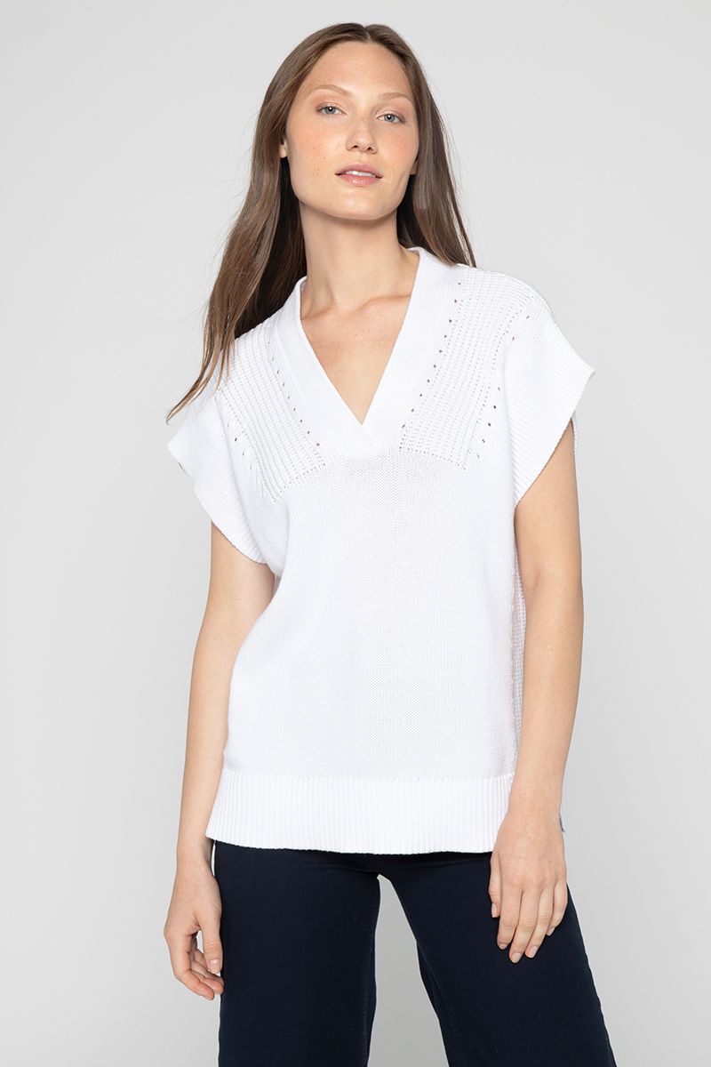 Pointelle Vest