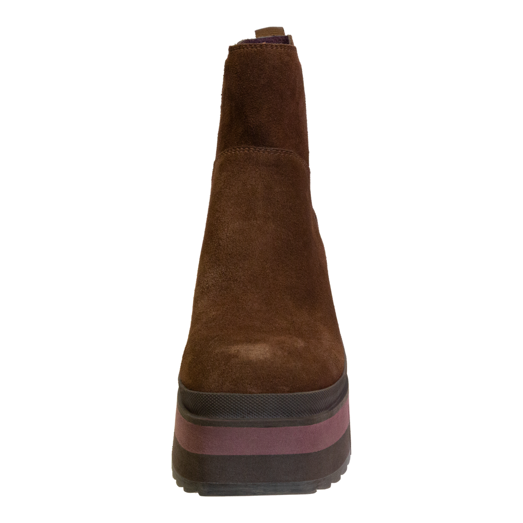 NAKED FEET - GUILD in CACAO Platform Chelsea Boots