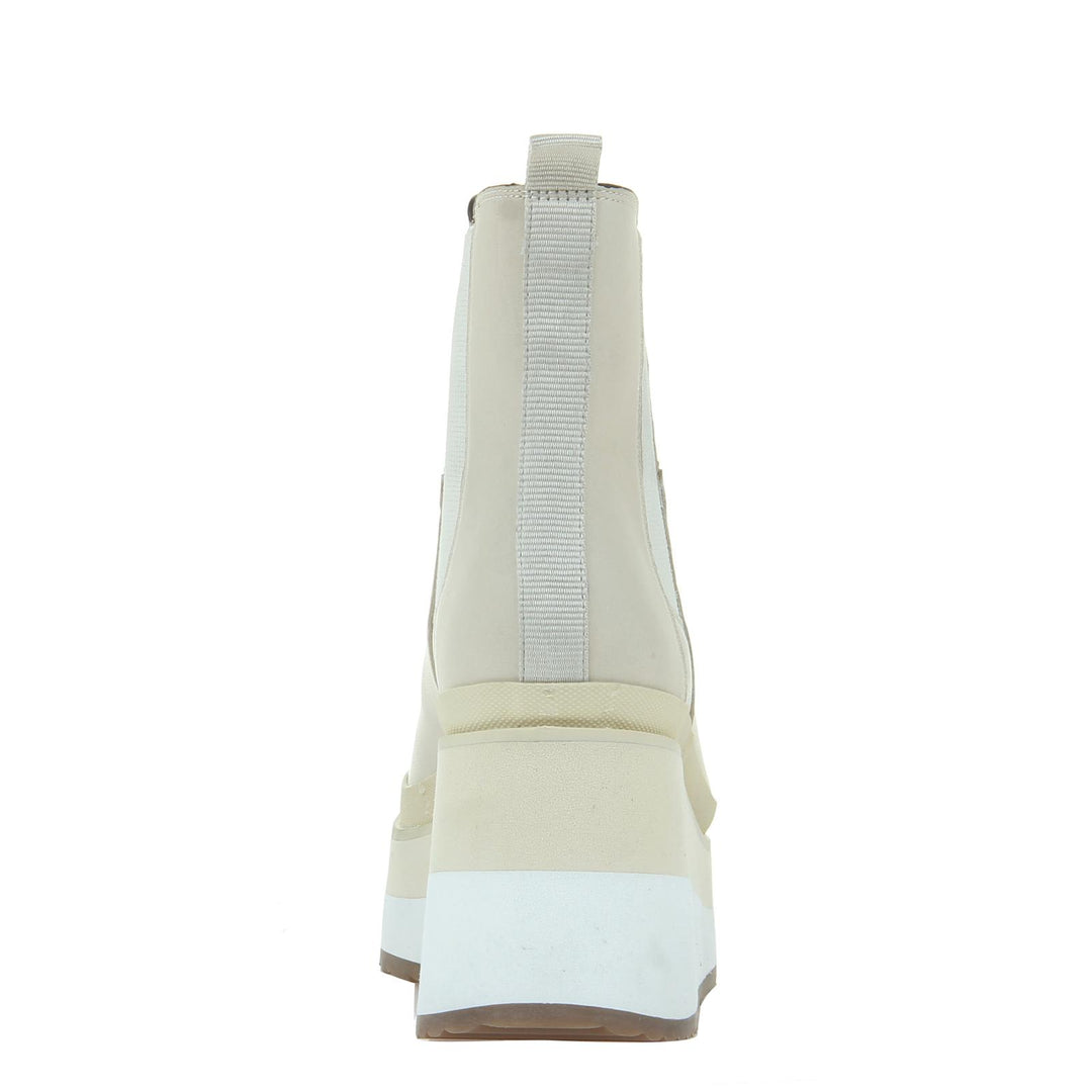 NAKED FEET - GUILD in KHAKI Platform Chelsea Boots