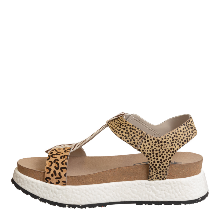 OTBT - MEND in ANIMAL PRINT Platform Sandals