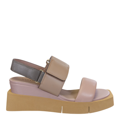 NAKED FEET - PARADOX in ECRU Wedge Sandals