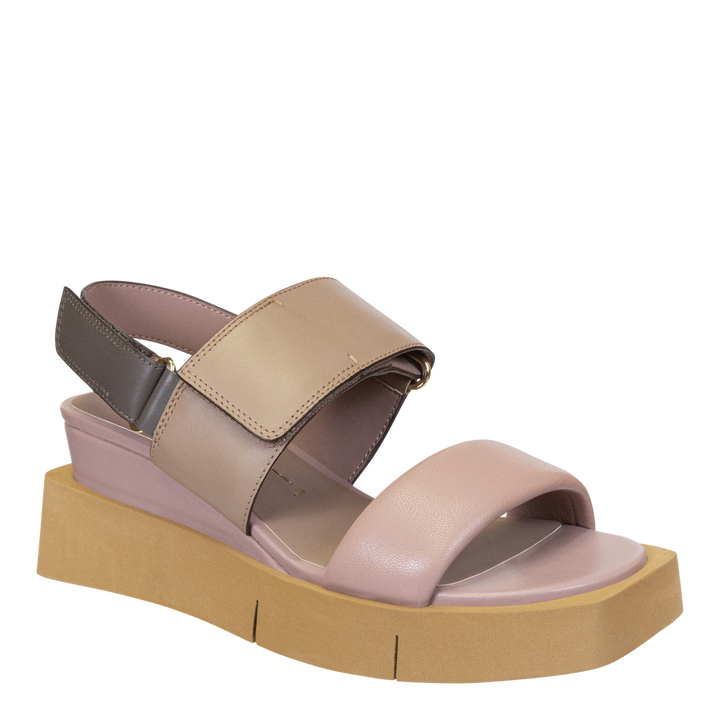 NAKED FEET - PARADOX in ECRU Wedge Sandals