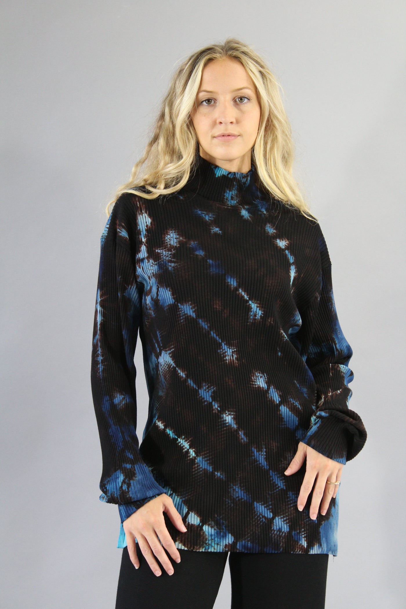 Turtle Tunic Top - Spiral - Blue