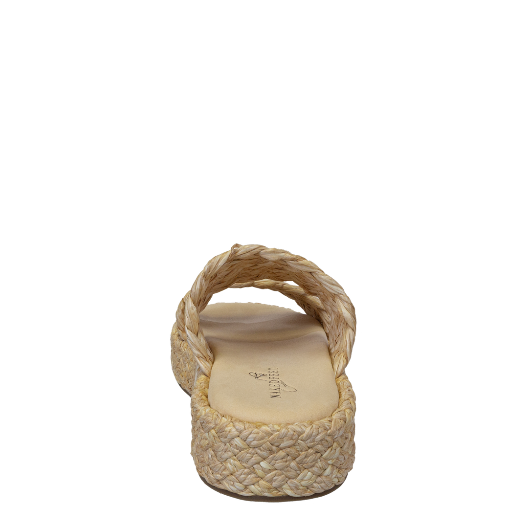 NAKED FEET - SANTORINI in RAFFIA Espadrille Sandals